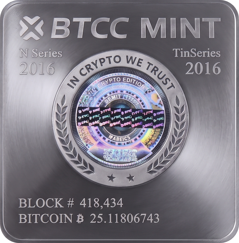 2016 Titanium N Series, Bitcoin Block Twin