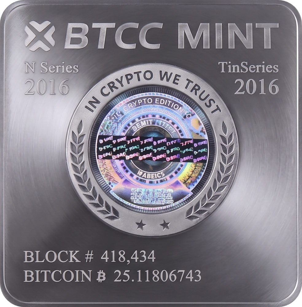 2016 Titanium N Series, Bitcoin Block